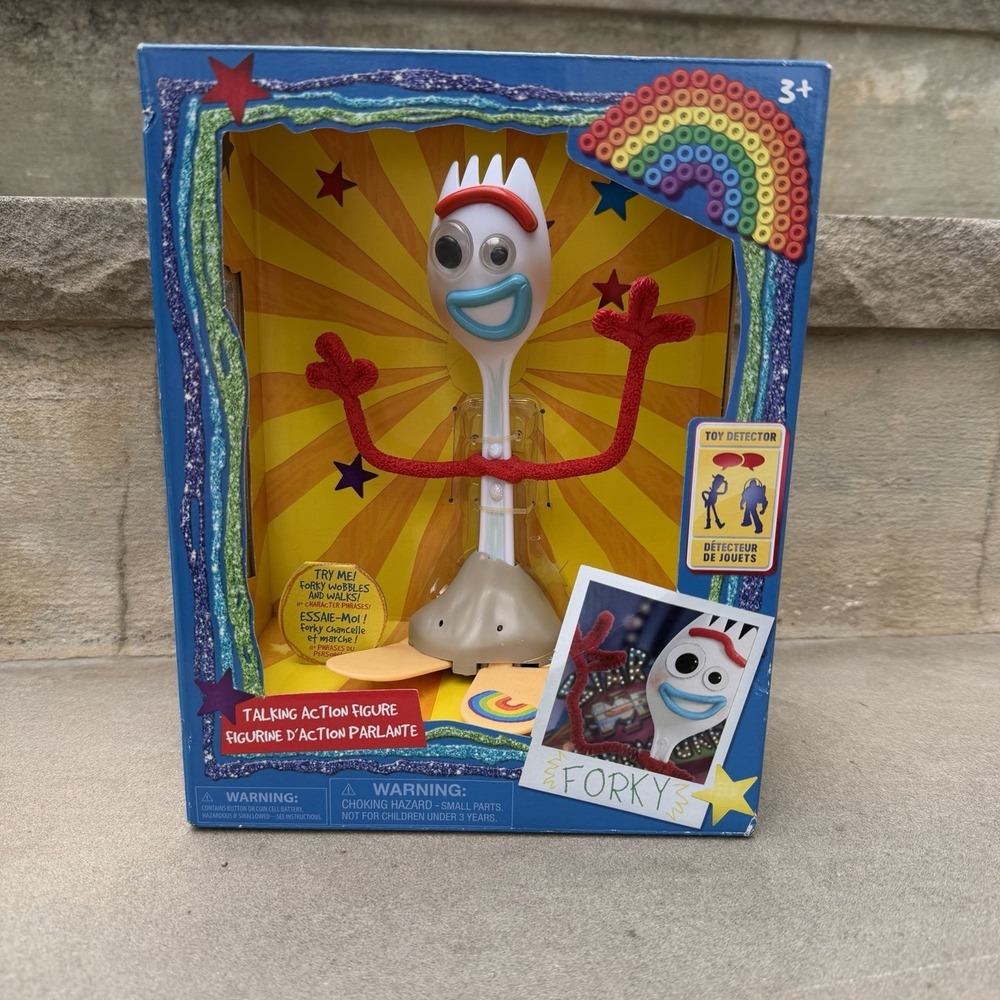 NIB Disney Pixar Toy Story 4 Forky Interactive Talking Action Figure Toy
